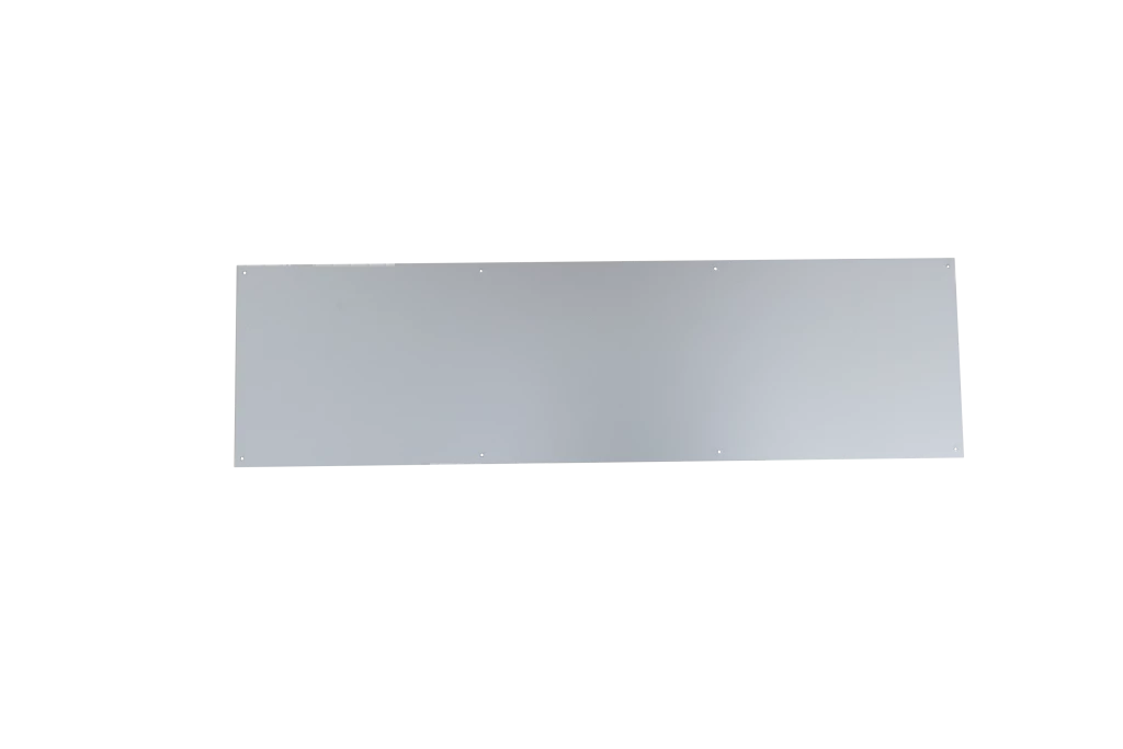 Plaque de protection percée alu argent 1030X250mm