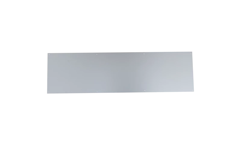 Plaque de protection percée fraisée alu argent 830X250mm