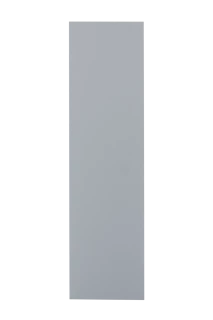 Plaque de propreté adhésive alu argent 220X60mm