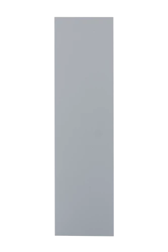 Plaque de propreté adhésive alu argent 220X60mm