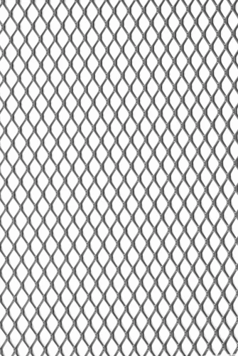 Grille de métal déployé référence 480 en aluminium anodisé argent, dimensions 1000X500, épaisseur 0,8mm