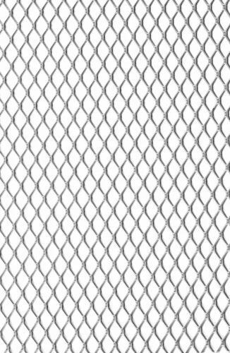 Grille de métal déployé référence 480 en aluminium anodisé argent, dimensions 1000X2000, épaisseur 0,8mm