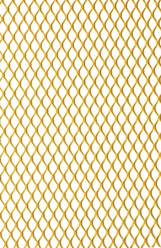Grille de métal déployé référence 483 en aluminium anodisé or, dimensions 1000X2000, épaisseur 0,8mm