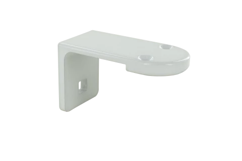 Paire de supports ronds blancs pour profil poignée renforcé 4865