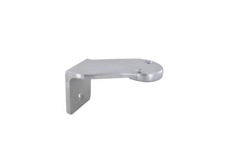 Paire de supports déportés ronds anodisés pour profil poignée renforcé 4865