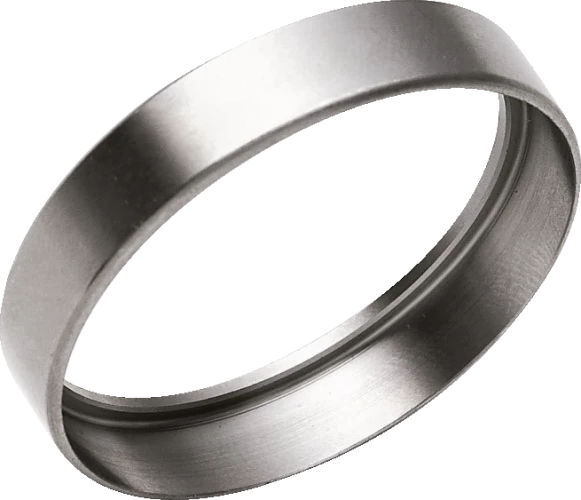 Paire de bagues de finition inox pour poignée D40 mm