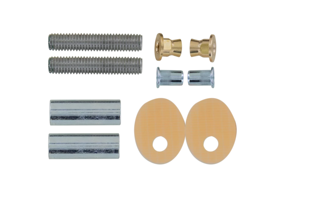 Kit de fixation simple pour portes à partir de 30 mm, pour poignées bâton de maréchal 1865 /1885