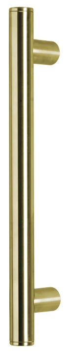 Paire de poignées tubulaires 1865 en laiton poli, diamètre 40 mm, hauteur de 1801 à 2000 mm