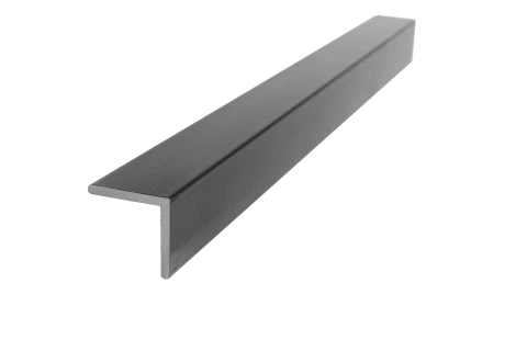 Cornière en aluminium laqué gris RAL 7016, 20x20x1,5, longueur 4M