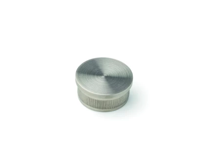 Embout en inox 316 satiné pour tube D28mm, réf. 8010