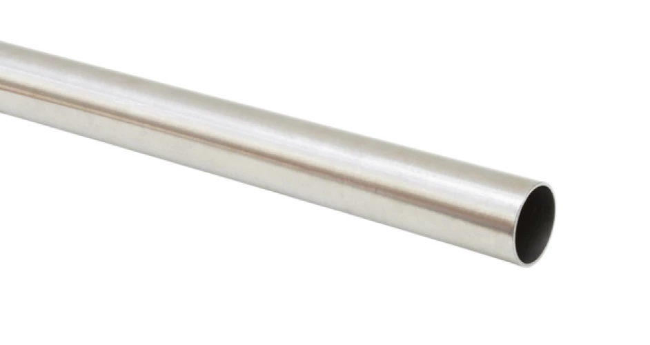 Tube en inox 304, D28mm, ép. 1,5mm, longueur 3M