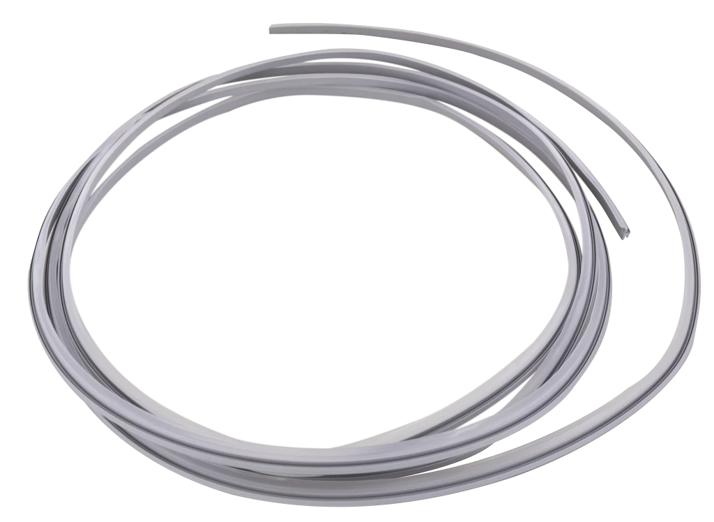 Joint bi matière pour plinthe en aluminium, Longueur de 4100 mm