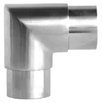 Raccord angle vif à 90° en inox 316. Diamètre 42,4 mm. Epaisseur 2 mm.