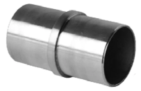 Raccord machon droit en inox 316. Diamètre 42,4 mm.