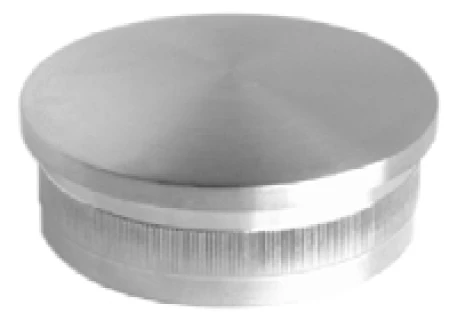 Embout cannelé en inox 316. Diamètre 42,4 mm.