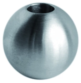 Boule fin de lisse D 12 en inox 316. Diamètre 12 mm.