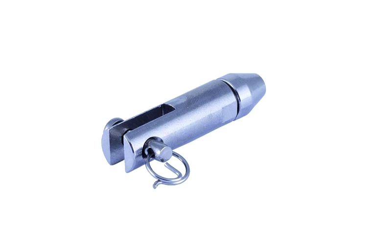 Terminaison à serrage rapide + chape en inox 316. Pour câble de diamètre 6 mm.