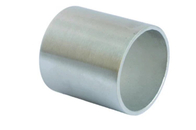Raccord droit pour main courante bois en inox 304. Diamètre 42,4 mm Epaisseur 2 mm.