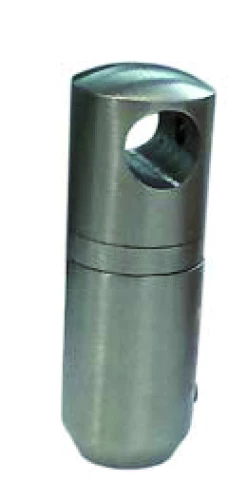 Raccord de lisse en inox pour angle intérieur. Diamètre 12 mm.