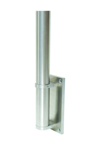 Poteaux de garde-corps non percés en inox 316. Diamètre 42,4 mm Epaisseur 3 mm Hauteur 1100 mm.
