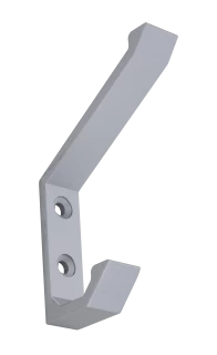 Patères d'agencement design. Partère double.