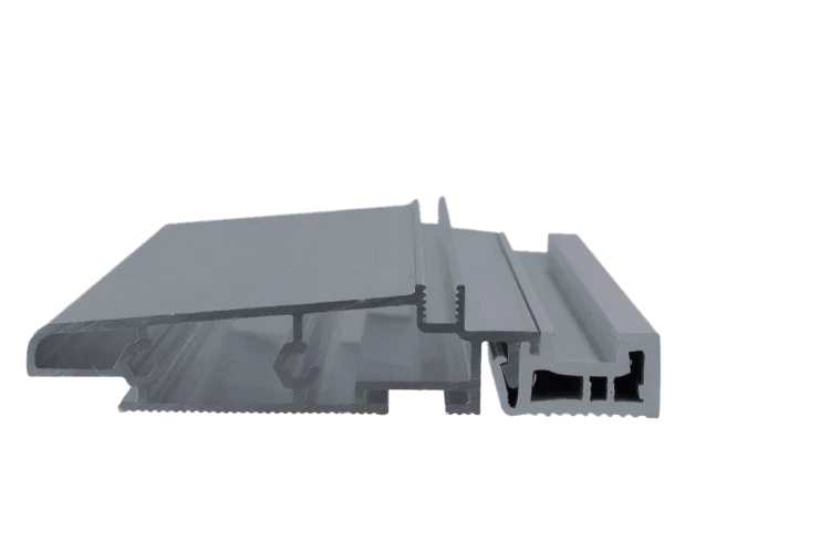 Barre en aluminium JSO20-90RT aliminium brut de 6,03 ml + PVC