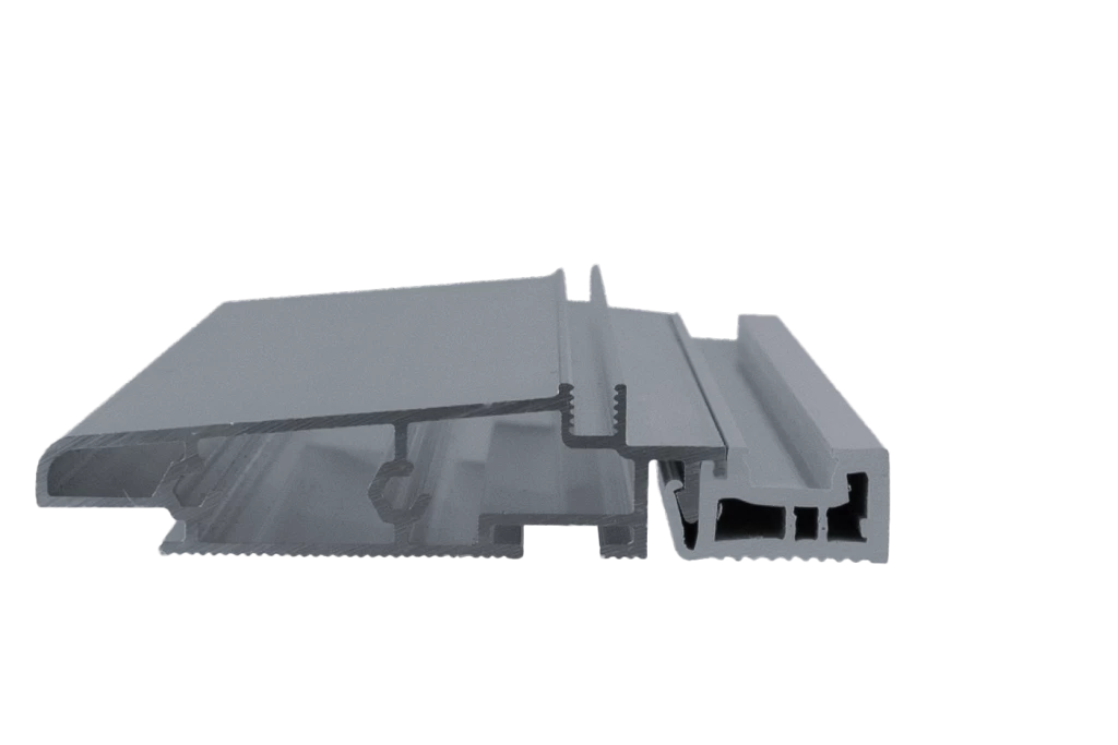 Barre en aluminium JSO20-90RT aliminium brut de 6,03 ml + PVC