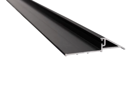 Barre de seuil PG16-V2 en aluminium anodisé noir