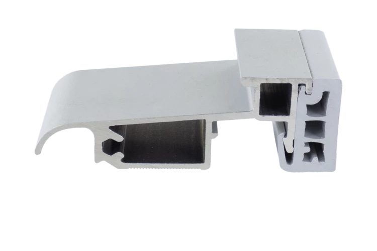 Barre de seuil PL60RT en aluminium laqué blanc de 6,03 ml