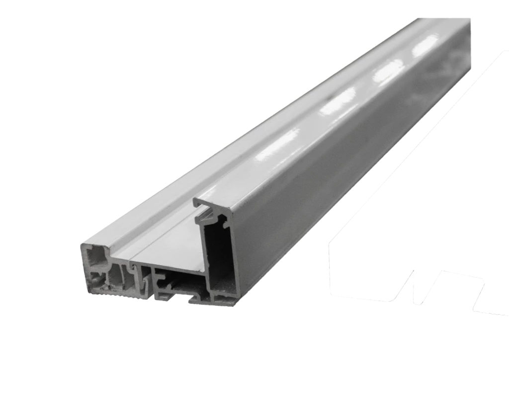 Barre en aluminum 40mm R729 RT laqué blanc de 6,03 ml