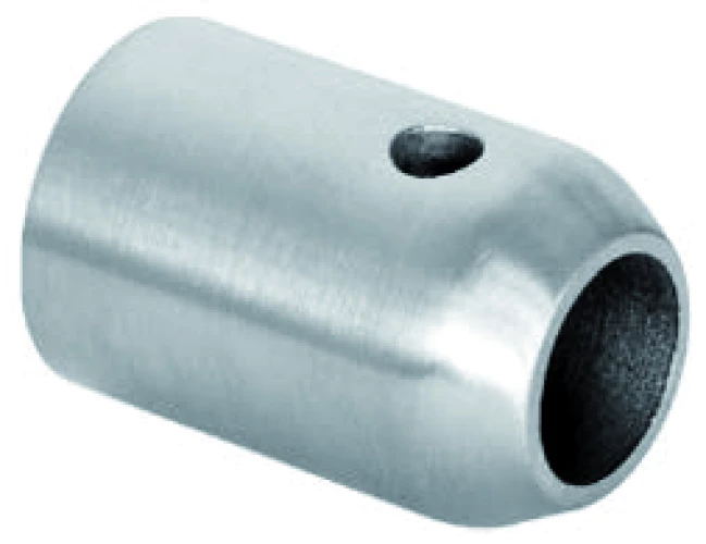 Support plat mural pour lisse inox 316. Support pour lisses tubulaire ou massive de diamètre 12 mm.