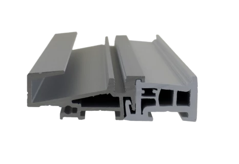 Barre en aluminium JSD20-66-33RT anodisé incolore de 6,03 ml + PVC